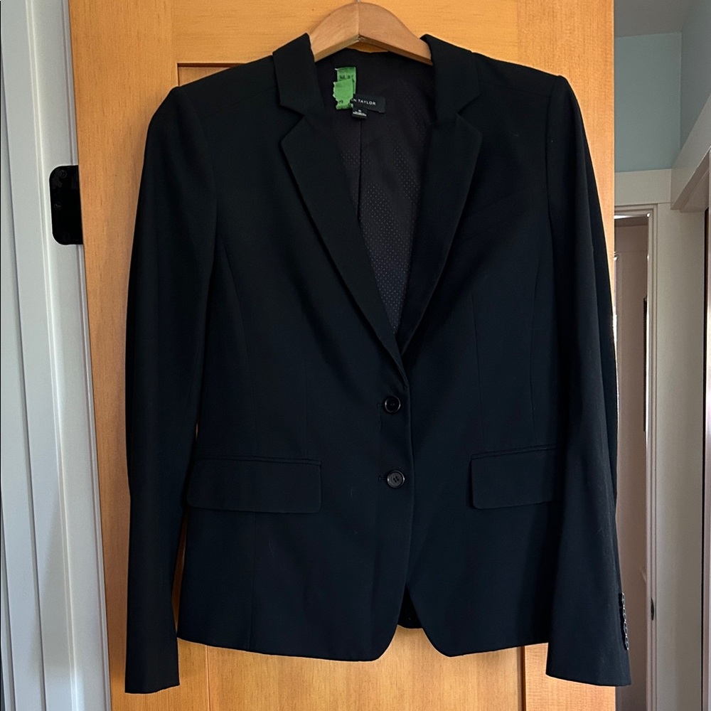 Ann Taylor Elegant Black Blazer